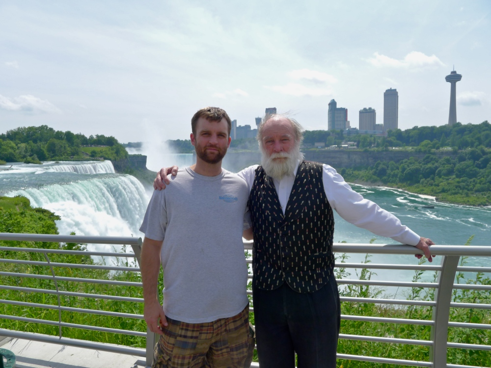 Matt Wright and Gerry Wright at Niagara Falls