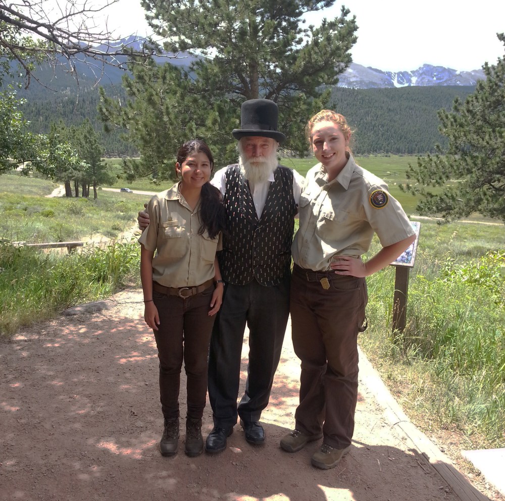 With the Rockies in the backround